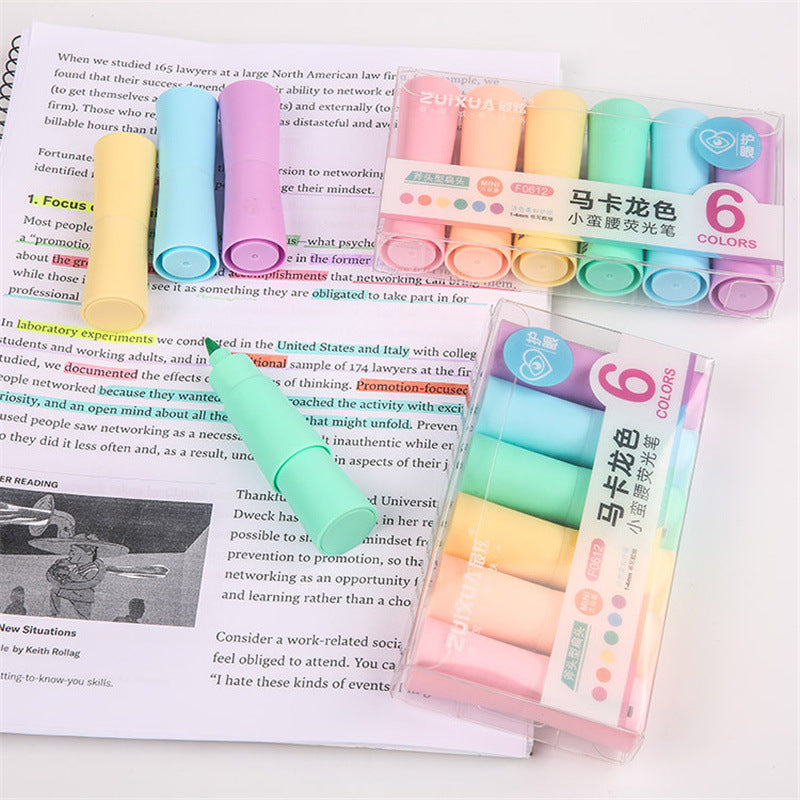 Cute, large-volume marker pen in macaron color