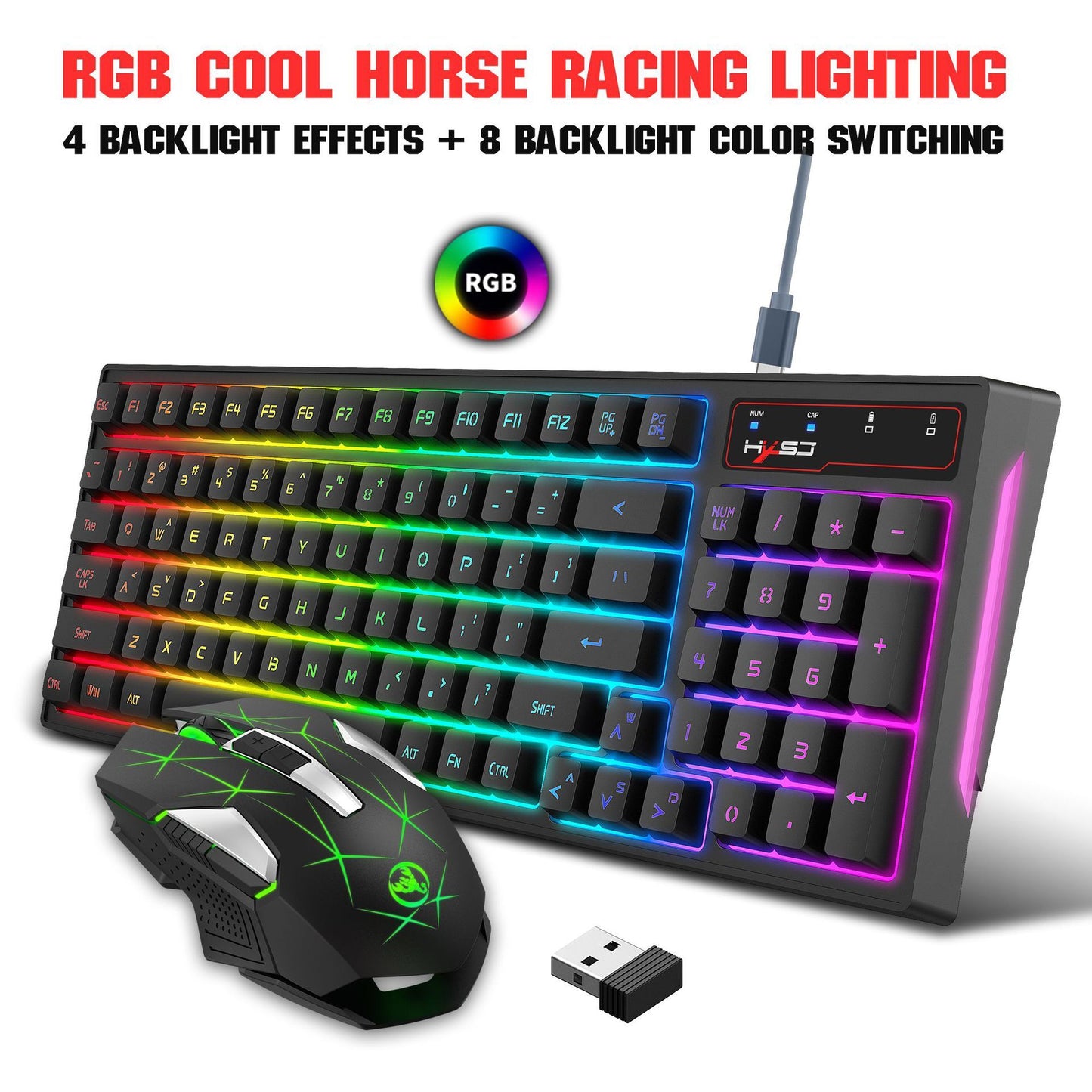 L99 Wireless Rechargeable 2.4G Keyboard and Mouse Set