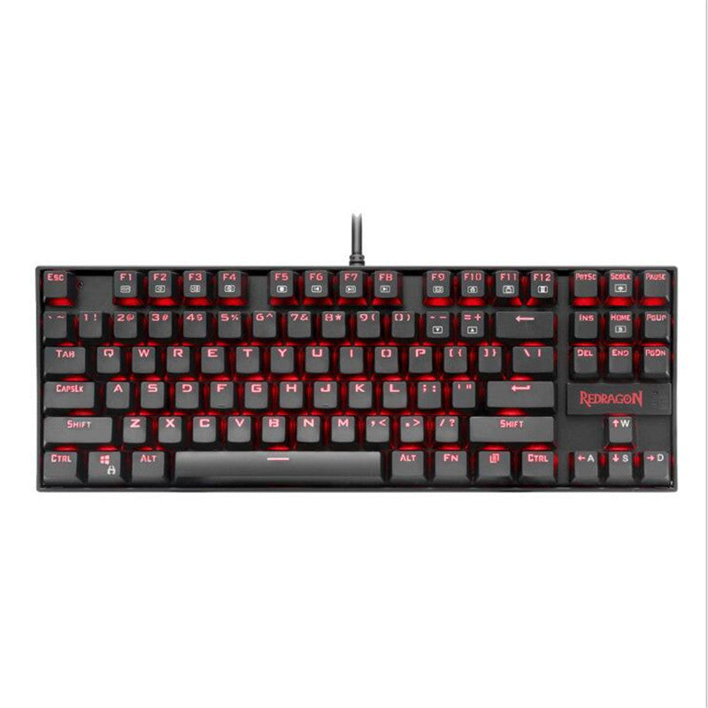 Red Dragon Gaming Mechanical Keyboard Set with many parts