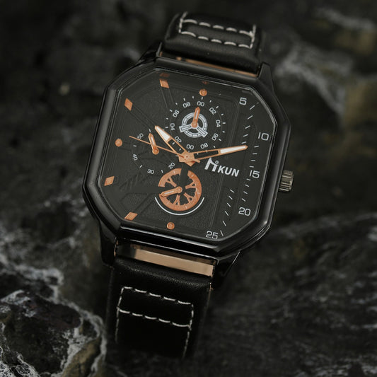 Sporty, elegant wristwatch in high quality