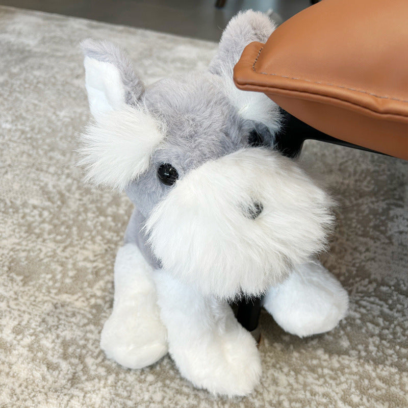 Cute Schnauzer Plush Toy Dog Doll