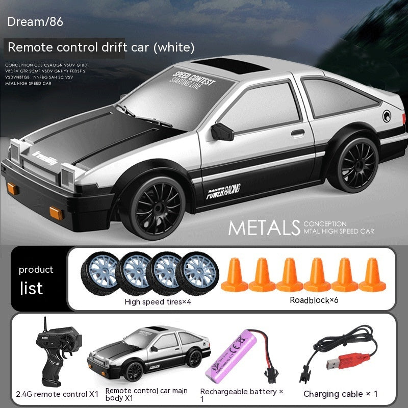 Remote Control Car Four-wheel Drive Drift Racing Car With Light Spray Boy Toy Remote Control Toy Car