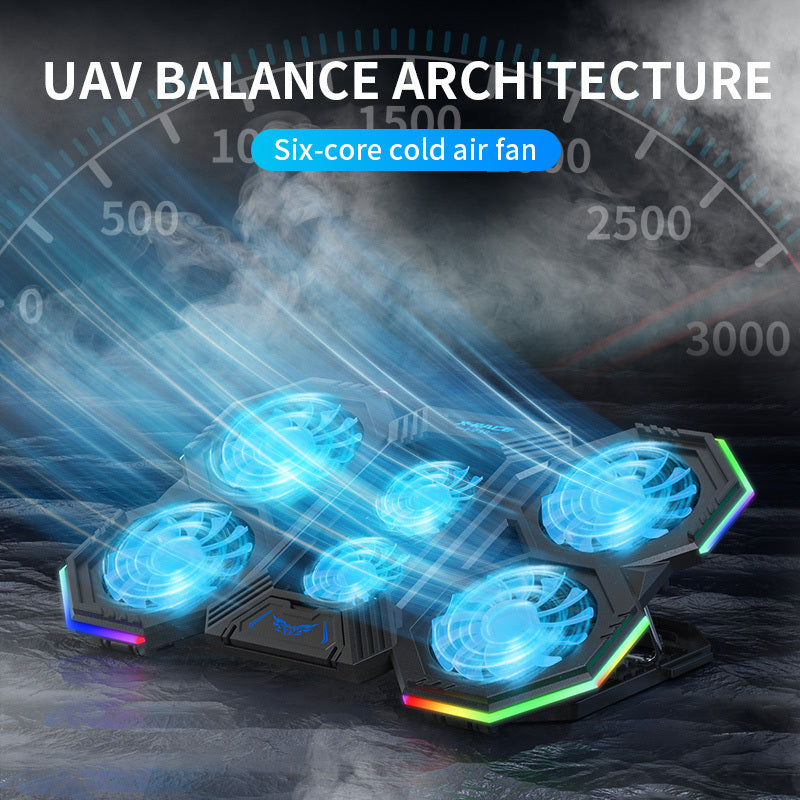 Exhaust fan frame cooling frame RGB light