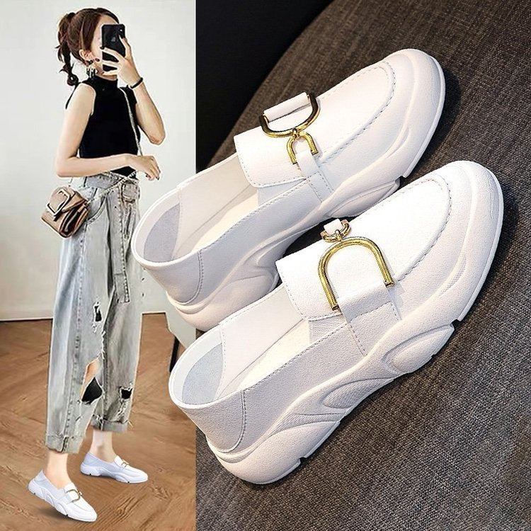 all-match summer leather casual shoes