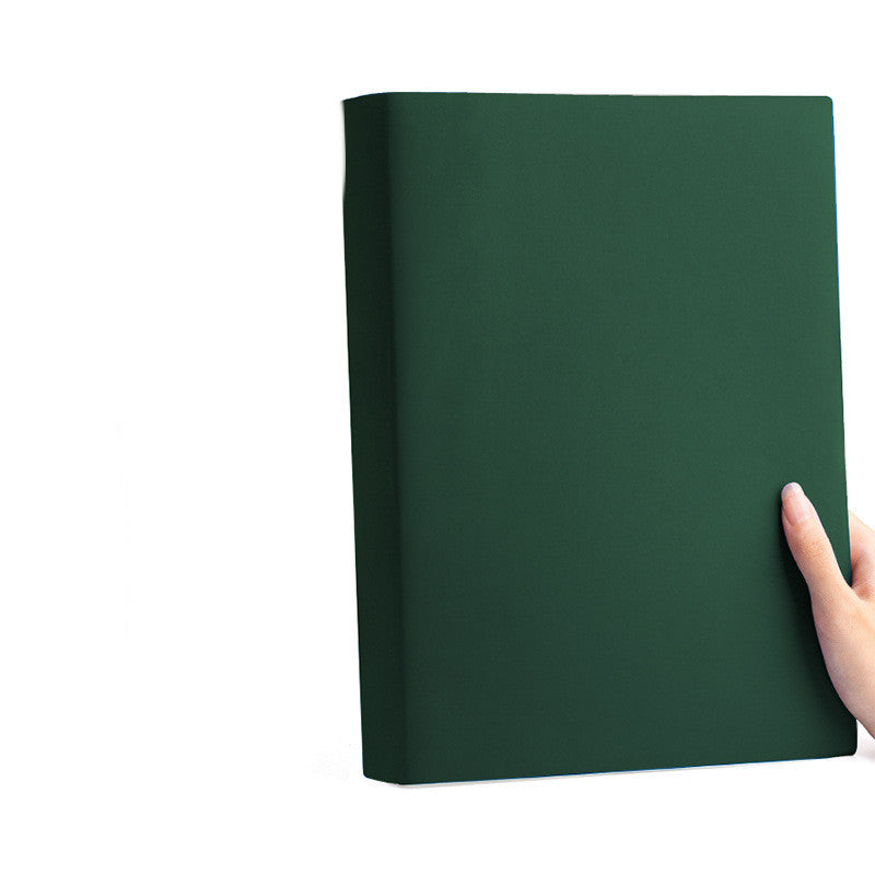 Notebook, thickened, soft leather, blank