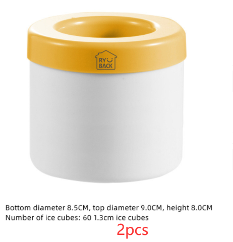 Household Cylinder Ice Cube Mold Storage Box