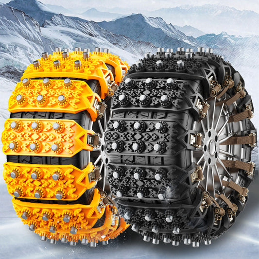 Car Tire Emergency Type Universal Rubber Snow Anti-Slip Chain with Spikes