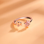 Koreanischen Stil Sakura Ring Frauen Herbst Und Winter Fee Schöne Phantasie