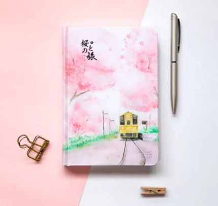 Muco Notebook Sakura Flower Pattern Hardcover