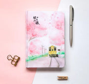 Muco Notizbuch Sakura Blumen Muster Hardcover