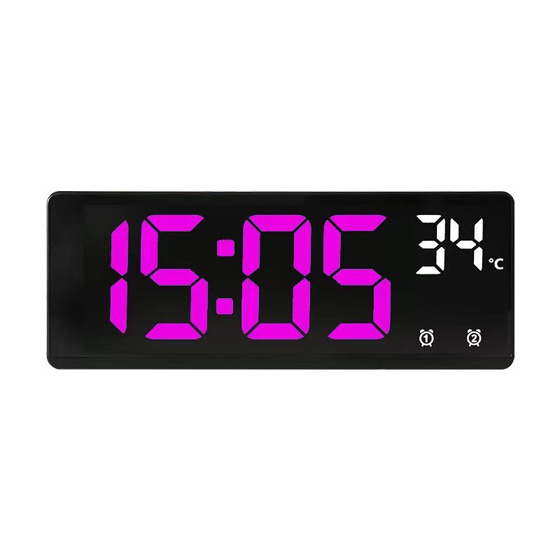 Creative Multi-functional Electronic Clock Simple Large Screen Clock Multi-group Alarm