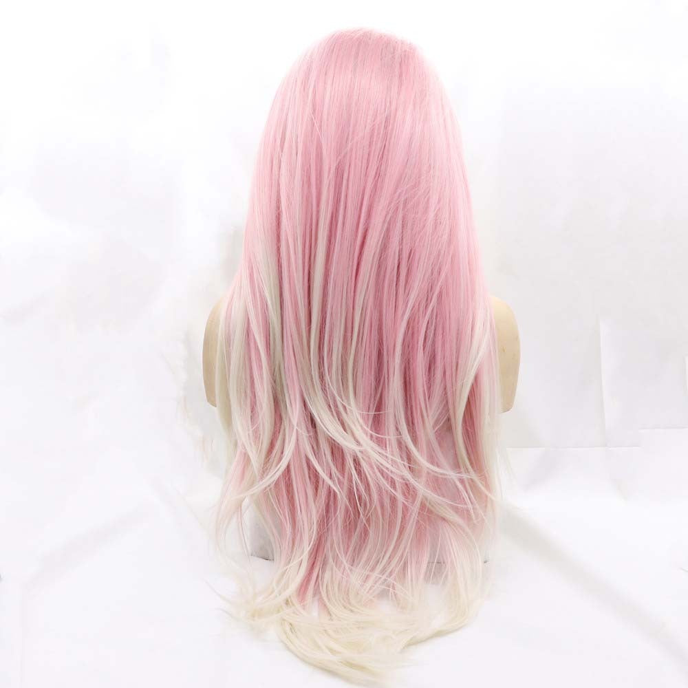 Fashion Gradient Big Wave Fluffy Wig