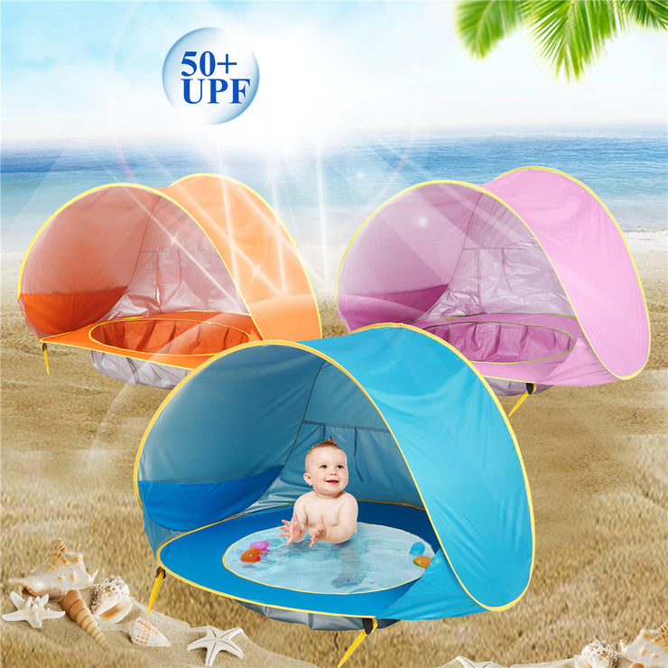 Baby Strand Zelt Kinder Outdoor Camping Einfach Falten Wasserdicht Up Sonne Markise Zelt UV-Schutz