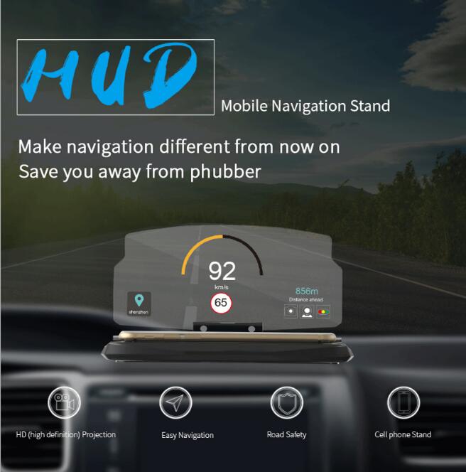 Head-Up-Display für Smartphone-Fahrer