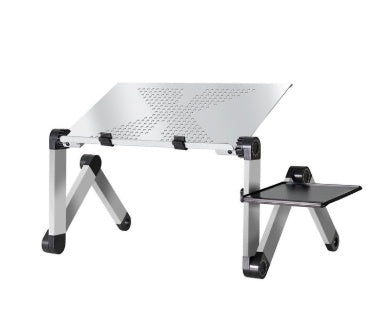 Aluminum alloy laptop desk foldable bed desk dormitory lazy cooler bracket standing desk