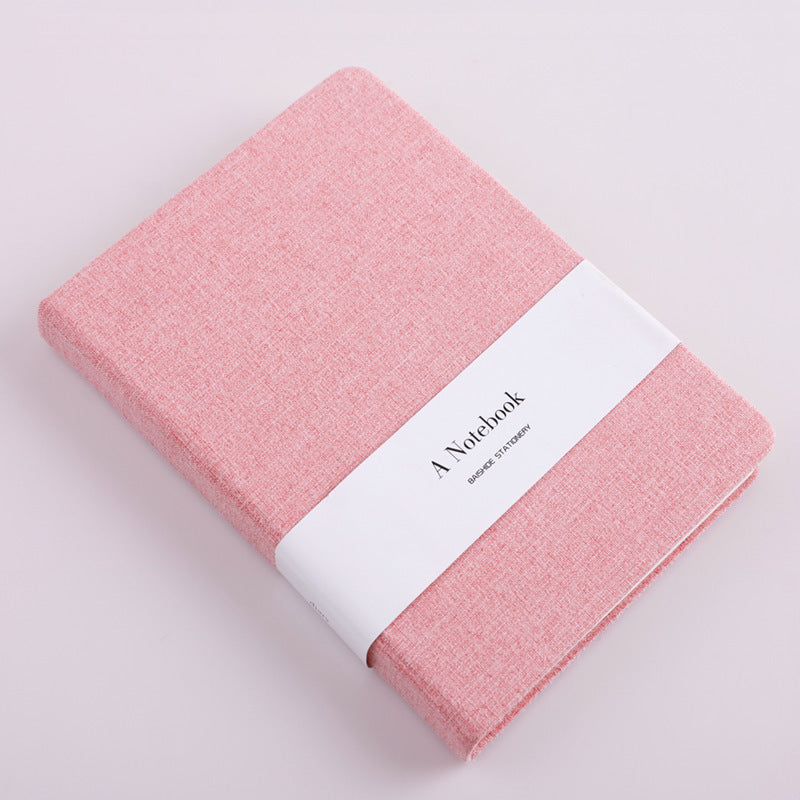 Japanese and Korean small super thick fabric notebook