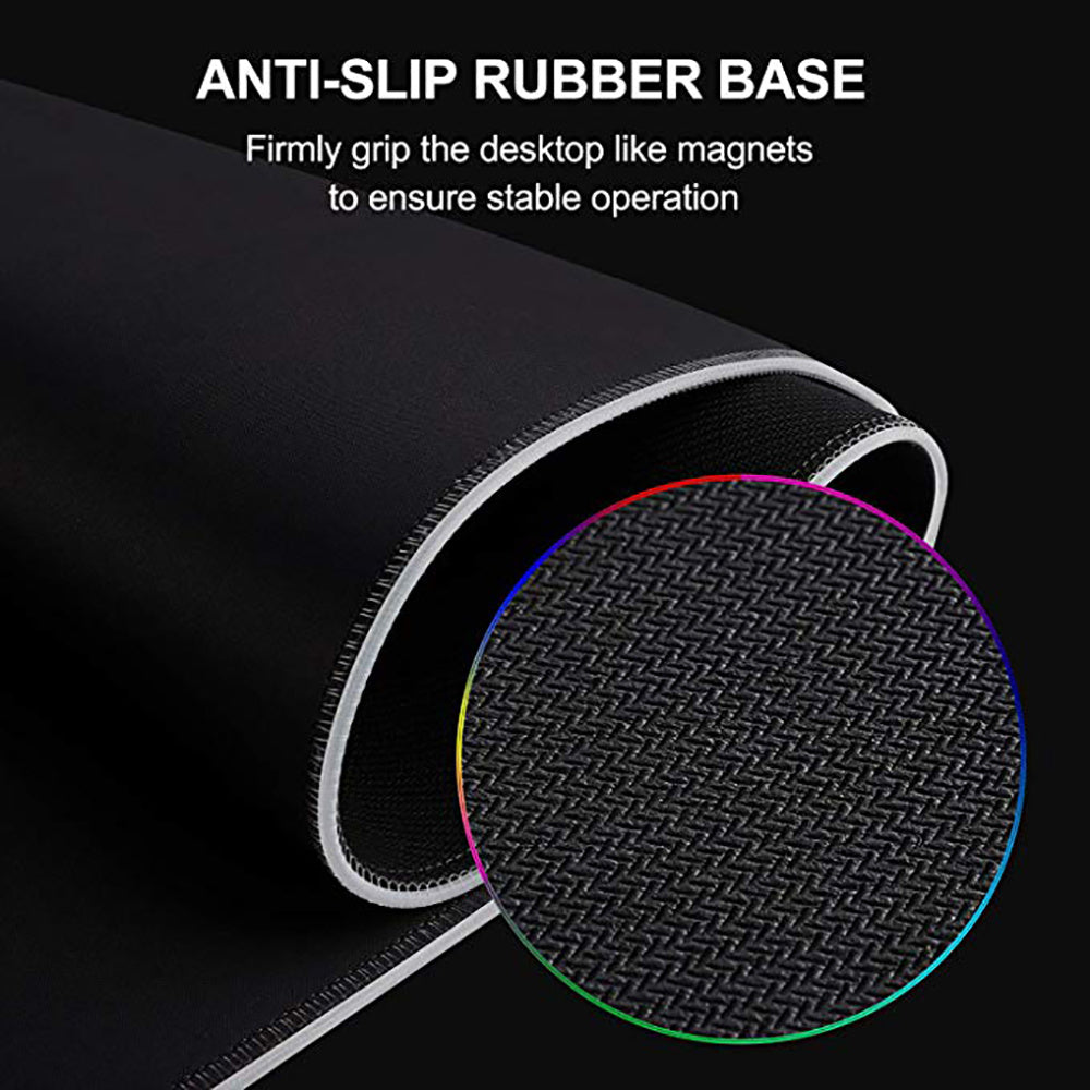 LED super large glossy mouse pad