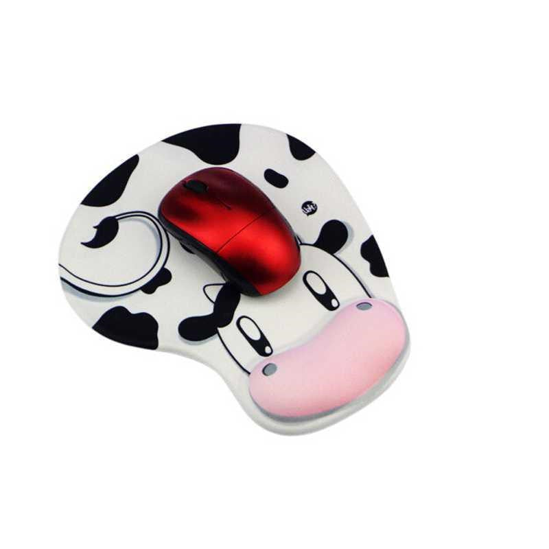 Super soft wrist rest mouse pad made of cow silicone