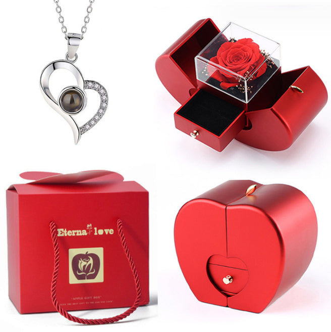 Creative Jewelry Box Christmas Eternal Flower Gift Box