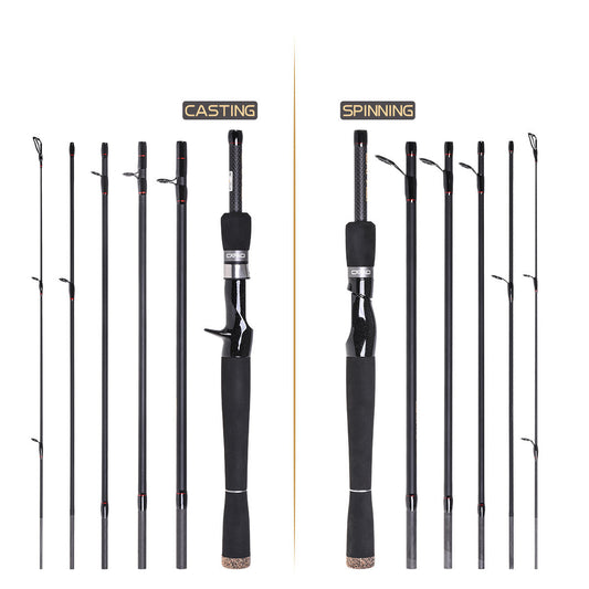 2.1/2.4 m M straight handle perch sea fishing rod