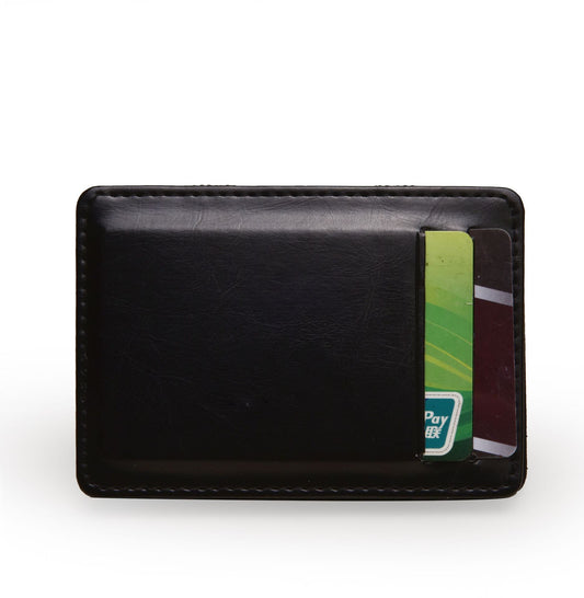 Flip PU Magic Wallet Business Card Holder