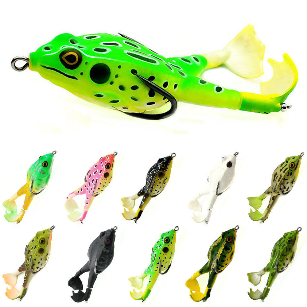 Double Propeller Frog Soft Lure