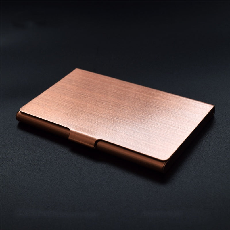 business card holder made of metal and titanium