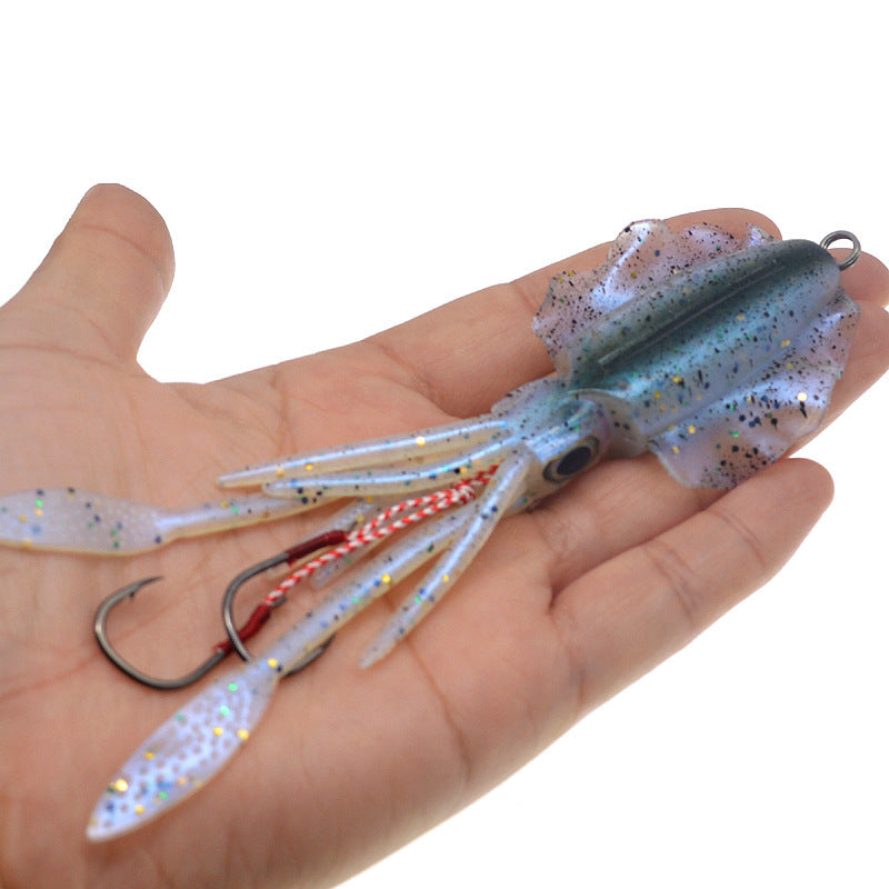 Lead-containing luminous squid imitation bait