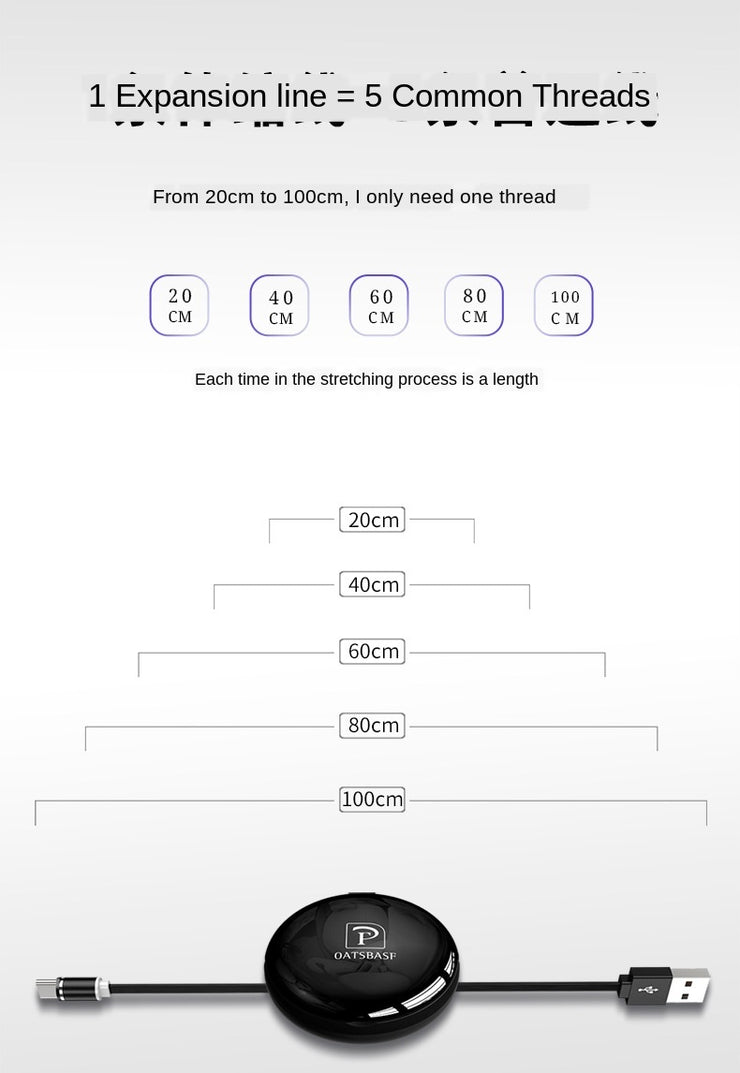 Magnetic Sucker 3-in-1 Data Cable