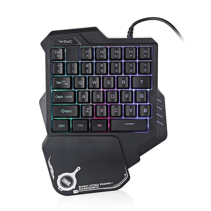 Einhand Mechanische Gaming Tastatur RGB