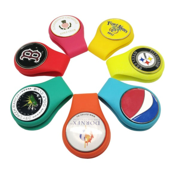 Silikon Golf Hut Clip Ball Marker Halter