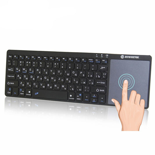 Mini Wireless Bluetooth Keyboard Russian English Spanish Touchpad For Smart TV Box PC Android Phone Pad