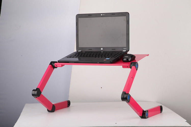 Aluminum alloy laptop desk foldable bed desk dormitory lazy cooler bracket standing desk