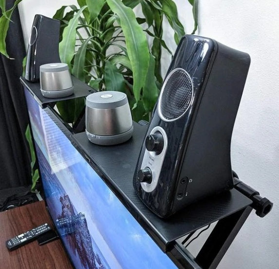 Adjustable Screen Top Shelf