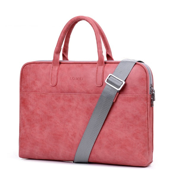 Faux Leder Laptoptasche für Frauen