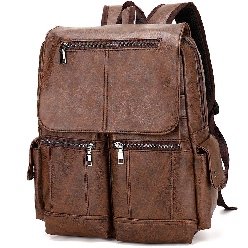 Herren Computertasche Vintage Canvas Rucksack