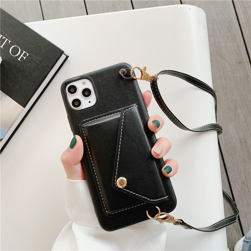 Suitable for mobile phone case leather cross body