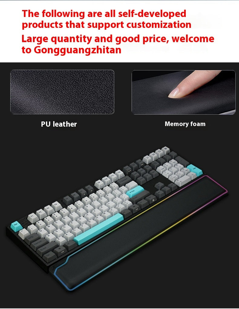 RGB Keyboard Support Wristband High Rebound Luminous Machinery Keyboard Support