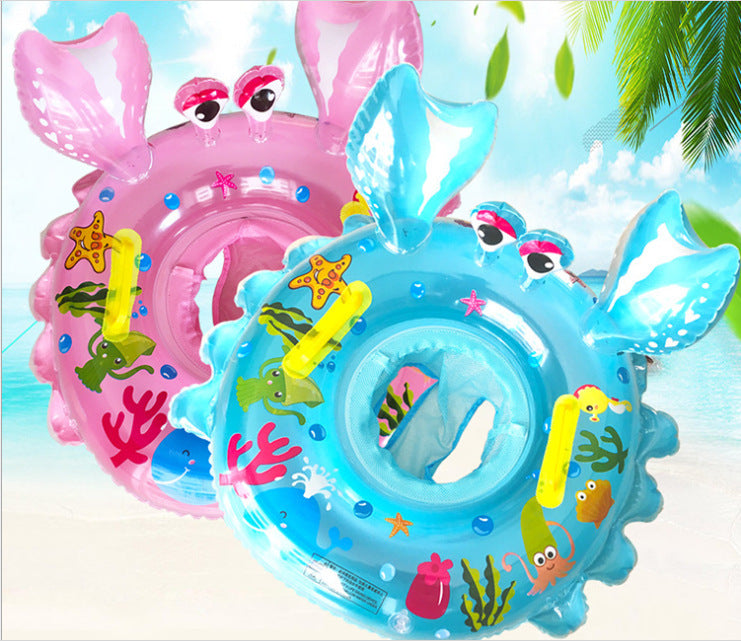 Cartoon Crab Shape Swimming Ring