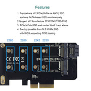 M.2 SSD Adapterkarte Erweiterungskarte