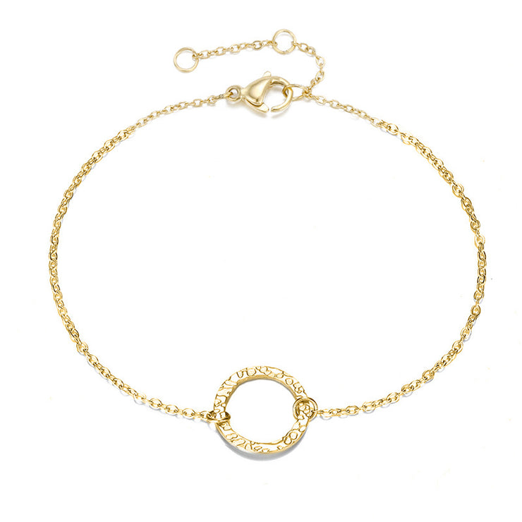 Creolen-Armband „Dalia“ aus Gold