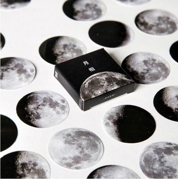 Moon Sticker Set 45 Pieces 