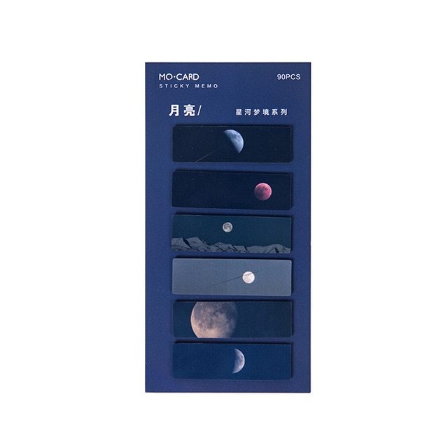 Beautiful Night Sky Star Index Can Be Written Marker Post-It Notes 