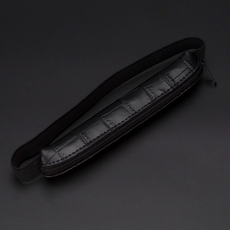 Easy To Carry PU Leather Office Pencil Case 