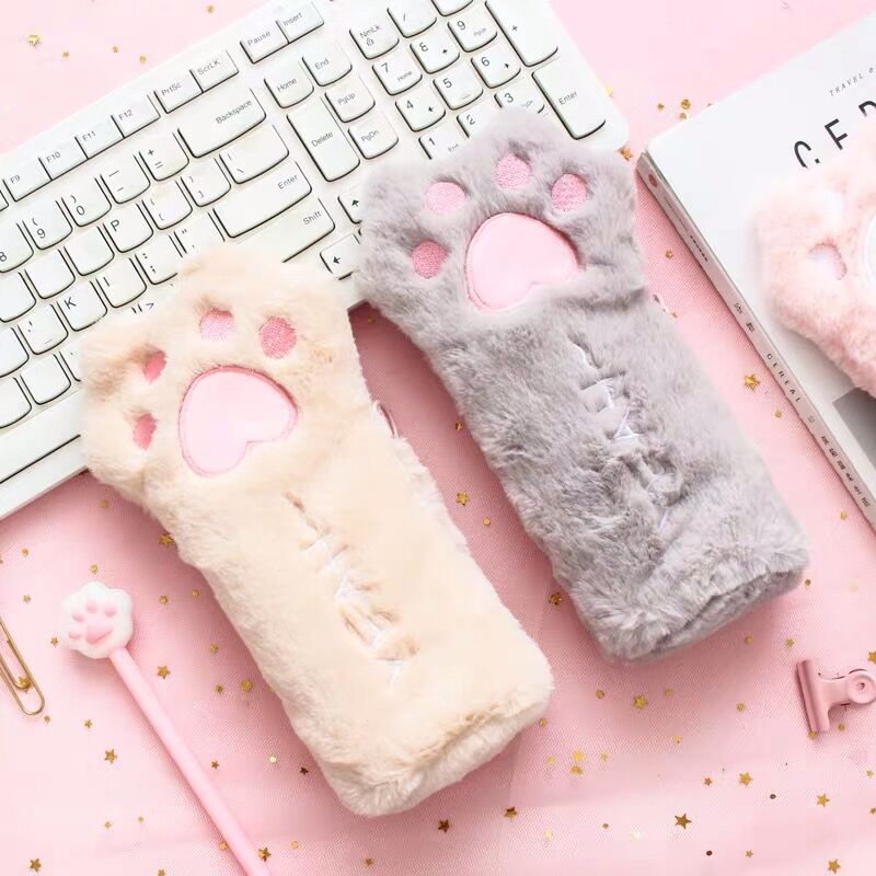 Cute Plush Cat Paw Bag