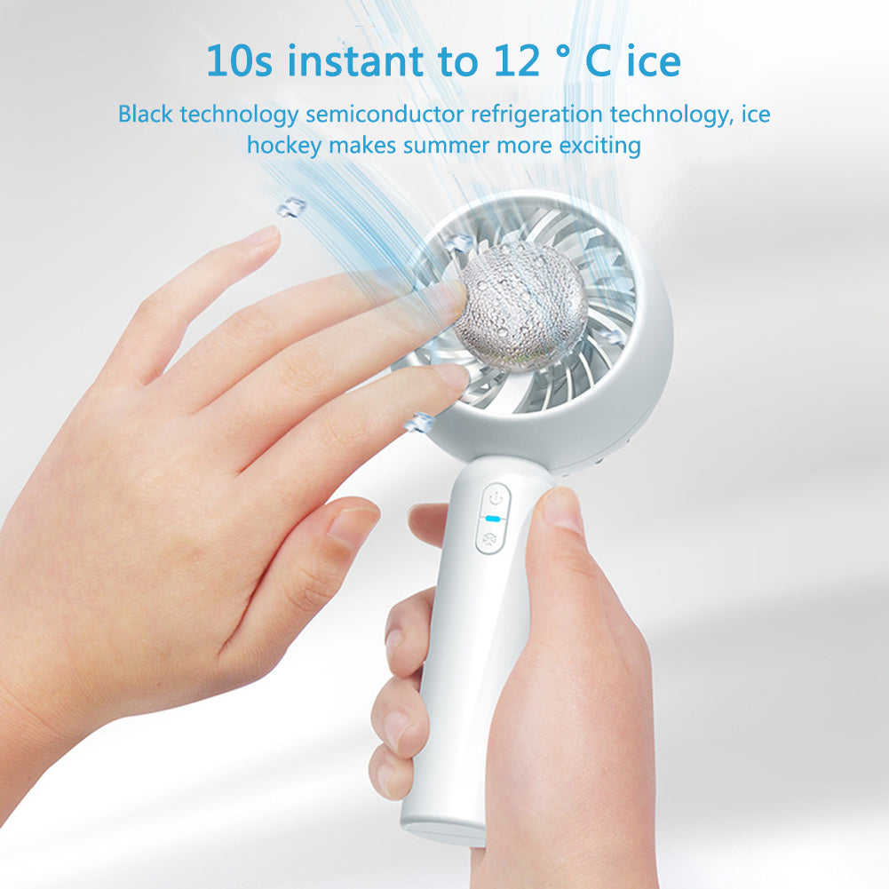 Ice Pack Handheld Mini Fan USB Charging