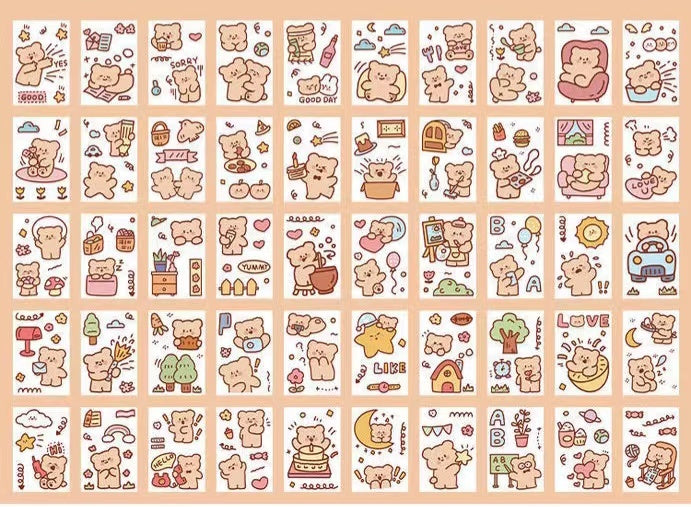 Stickers This Account Material Decorative Stickers 50 Sheets