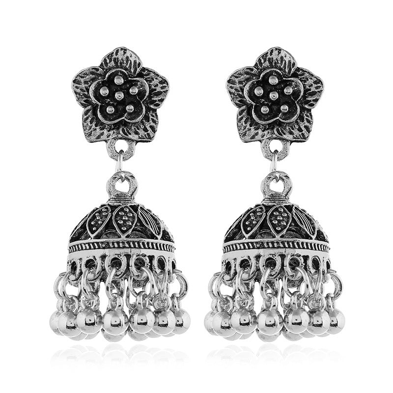 ethnic style tassel earrings