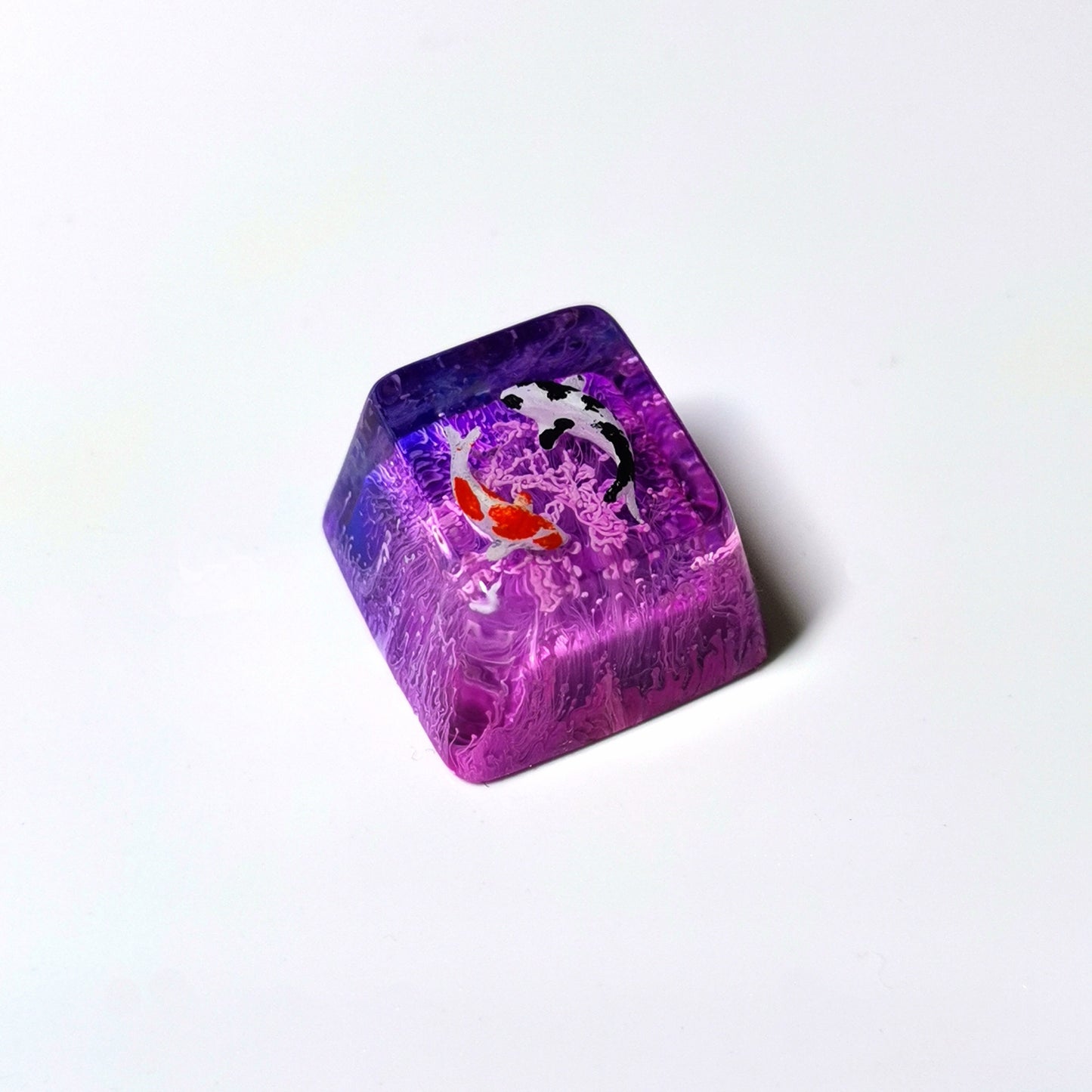 Koi resin mechanical keyboard keys