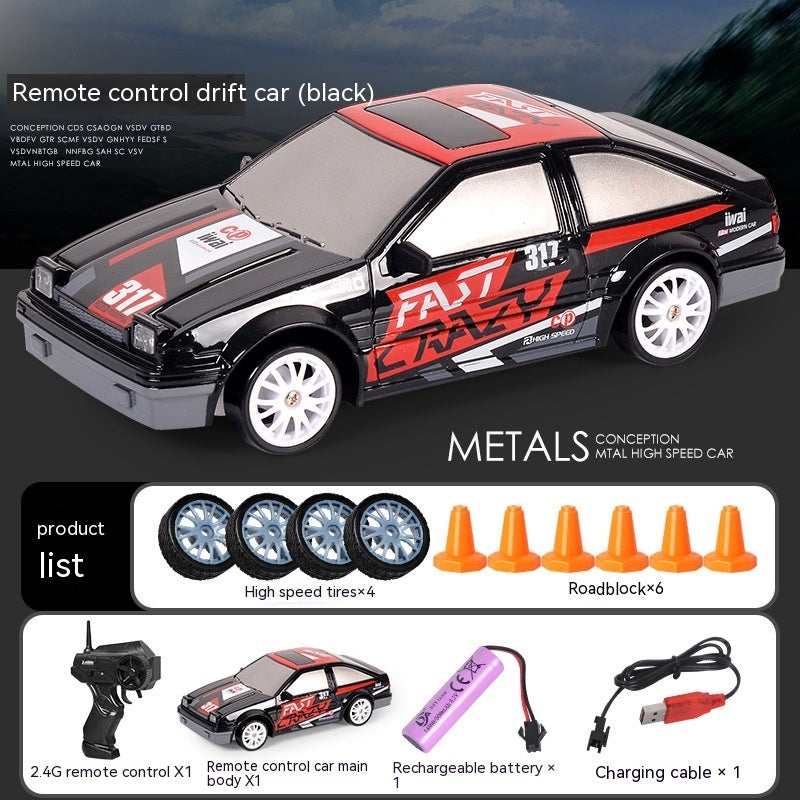 Remote Control Car Four-wheel Drive Drift Racing Car With Light Spray Boy Toy Remote Control Toy Car